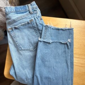 Abercrombie & Fitch Ankle Straight, Ultra High Rise, Curve Love